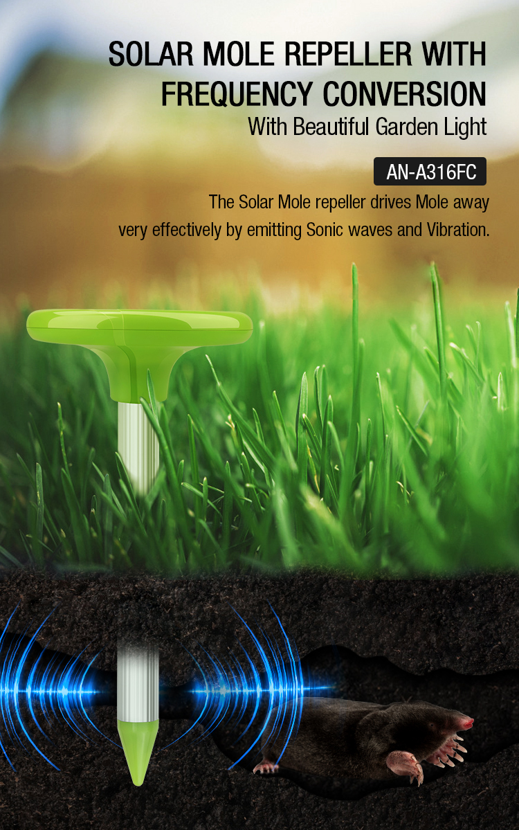 solar mole repeller manufacturer