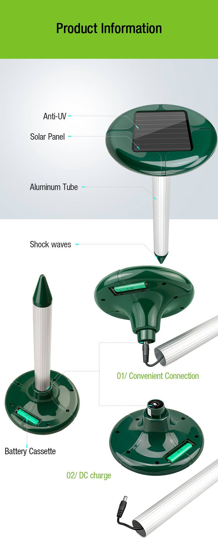 solar mole repellent manuafacturer