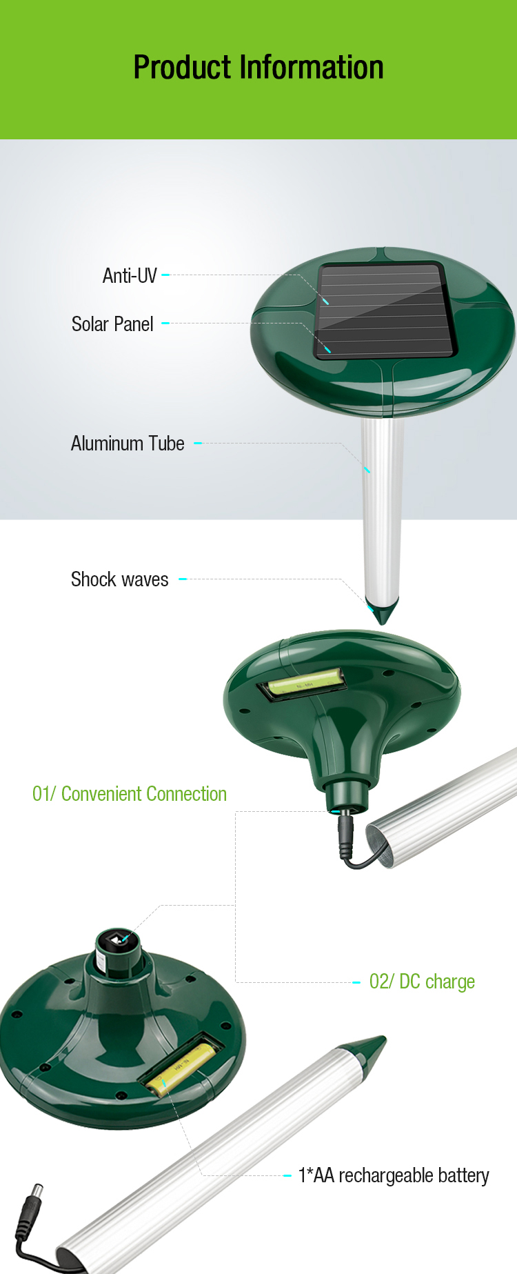 solar snake repeller manuafacturer 