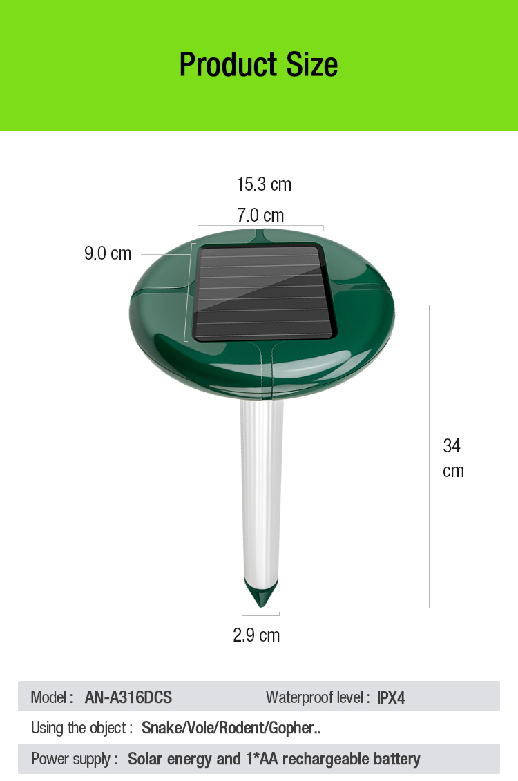 solar snake repeller manuafacturer 