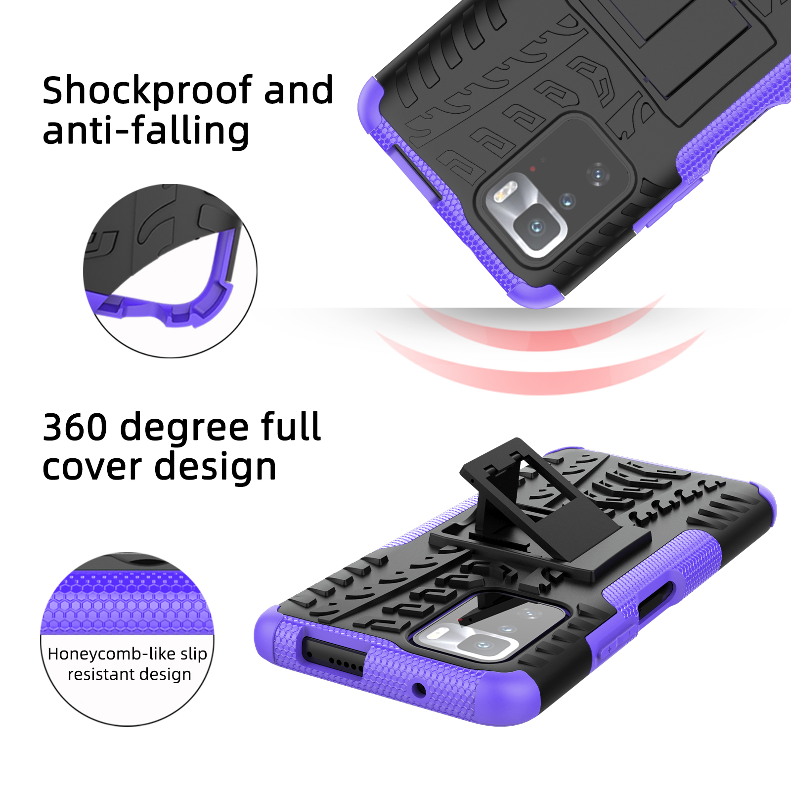shockproof and anti-falling,360 degree full cover design