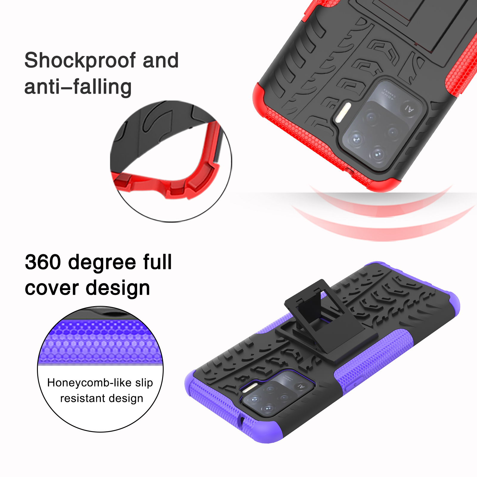 shockproof and anti-falling,360 degree full cover design