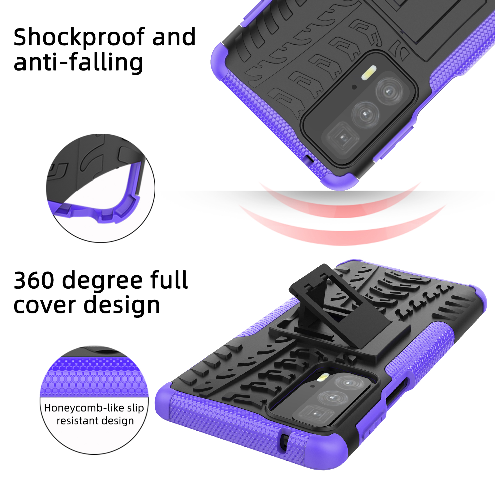 shockproof and anti-falling,360 degree full cover design