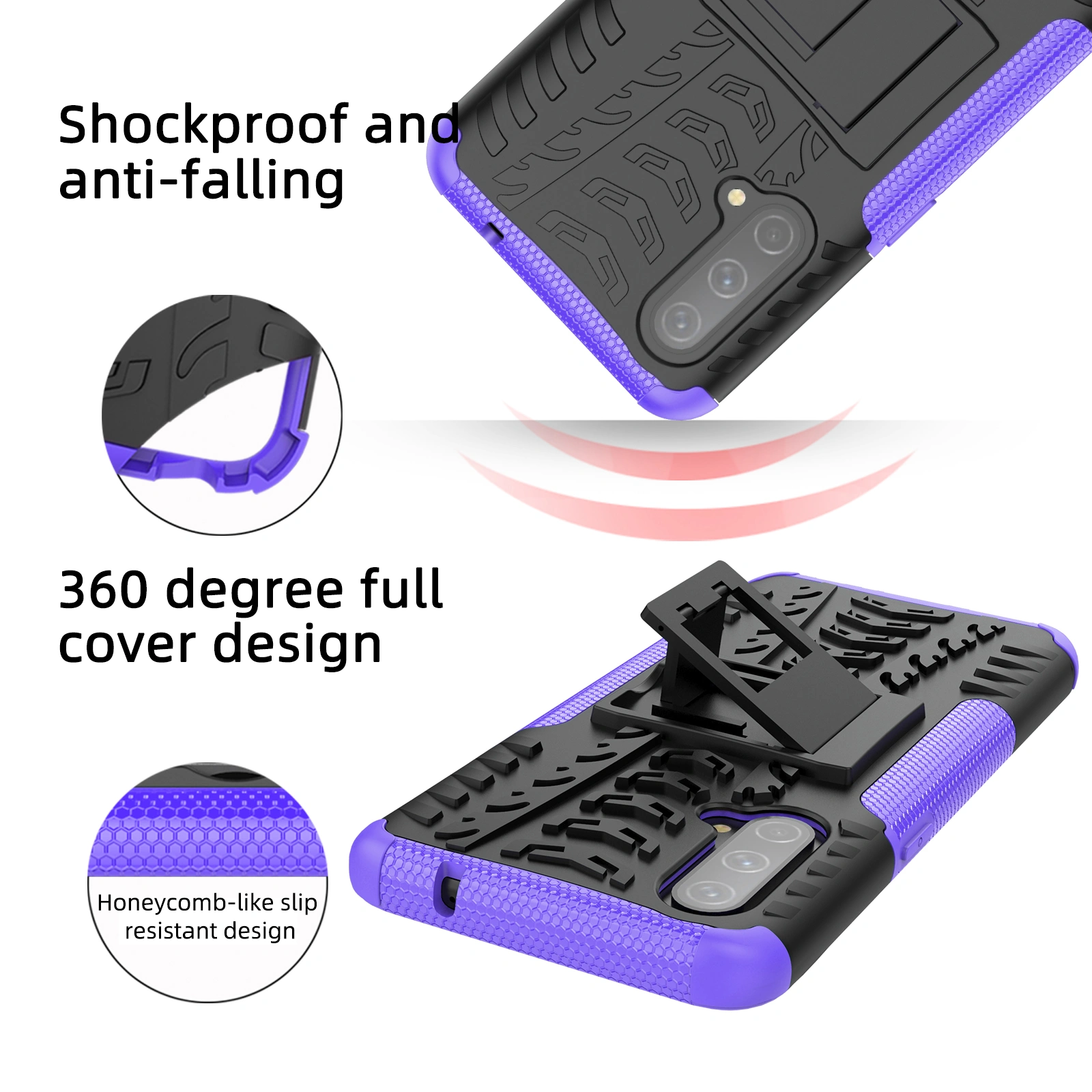 shockproof and anti-falling,360 degree full cover design