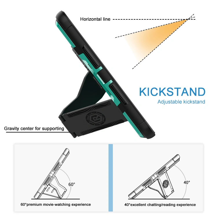 double kickstand modes,different angles,easy to switch
