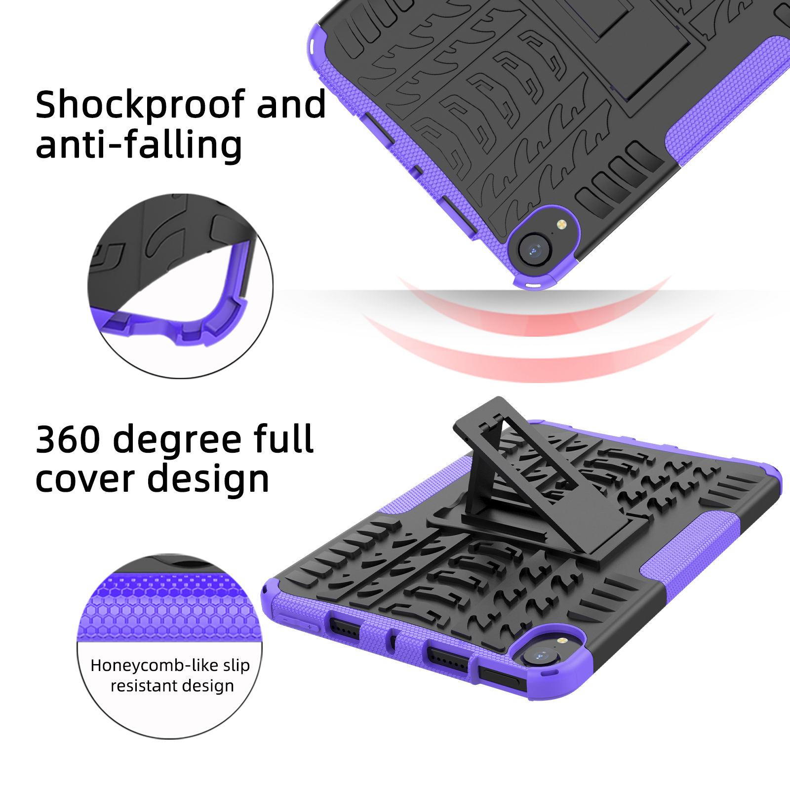 shockproof and anti-falling,360 degree full cover design