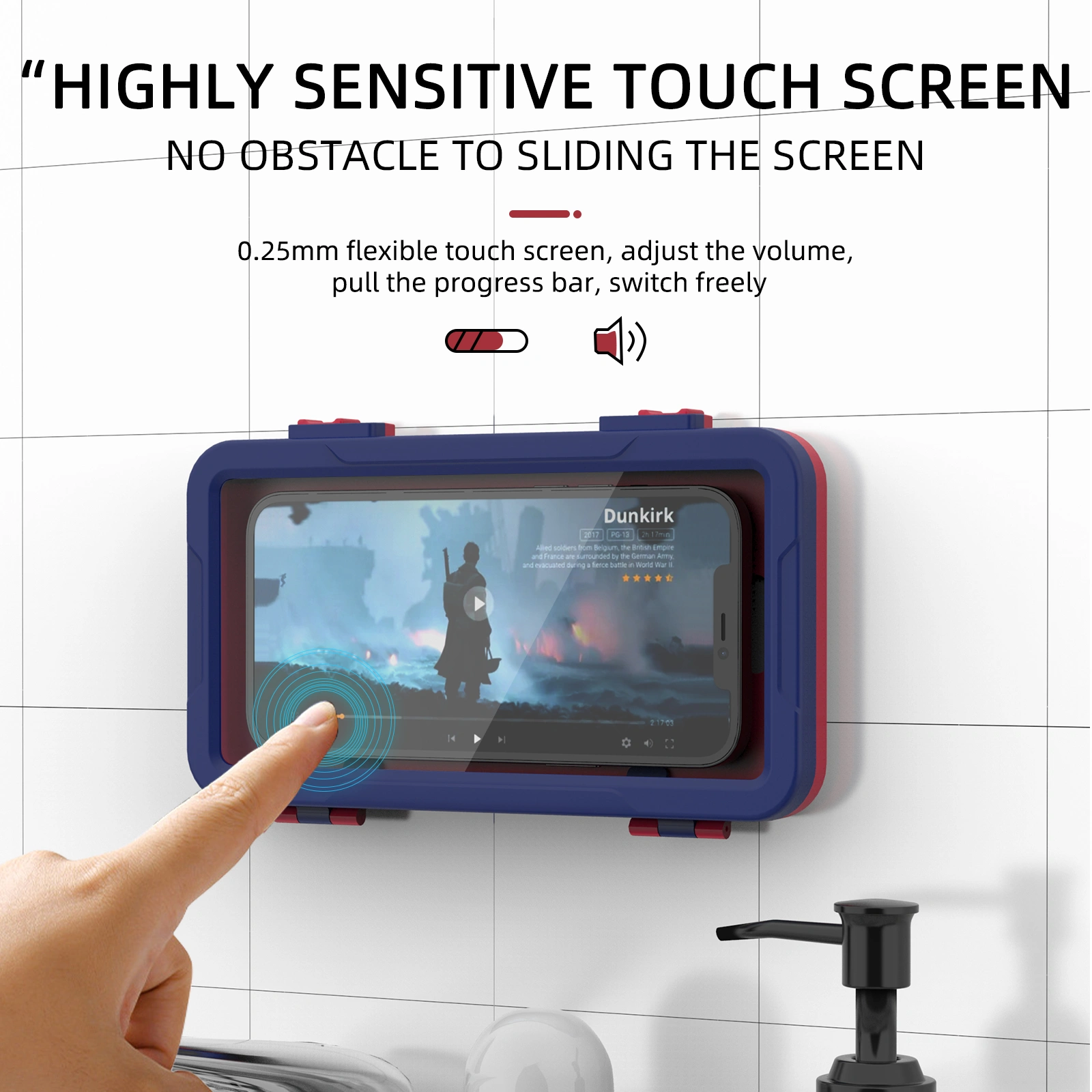 highly sensitive touch screen