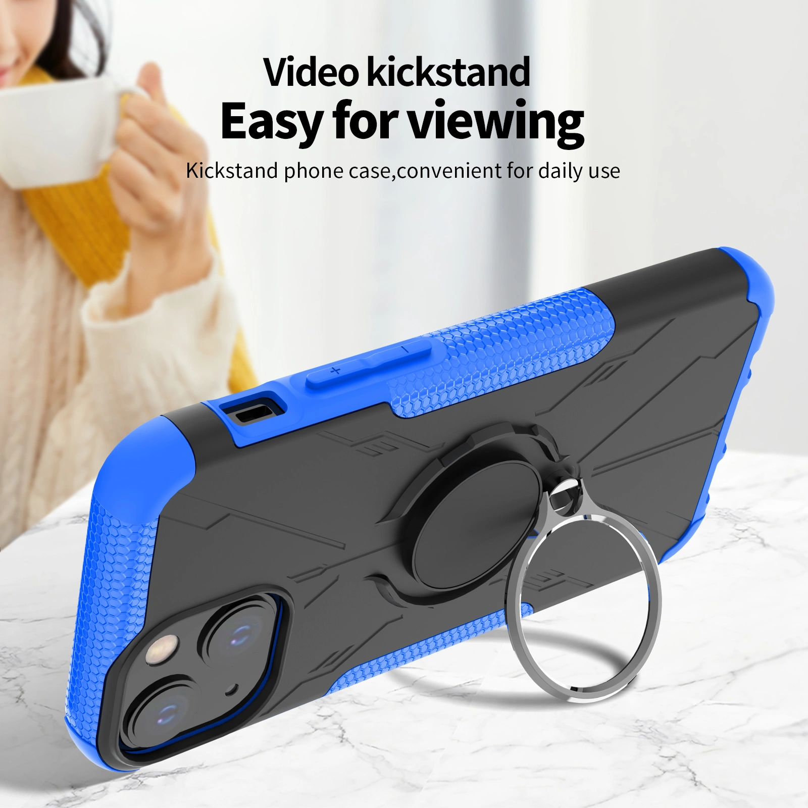 kickstand phone case,convenient for daily use