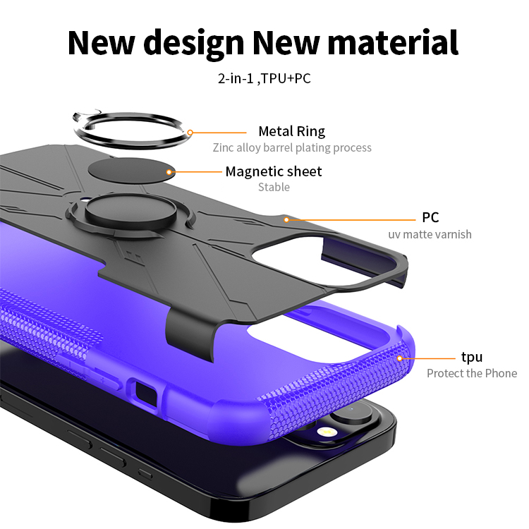 new design new material,two in one TPU+PC
