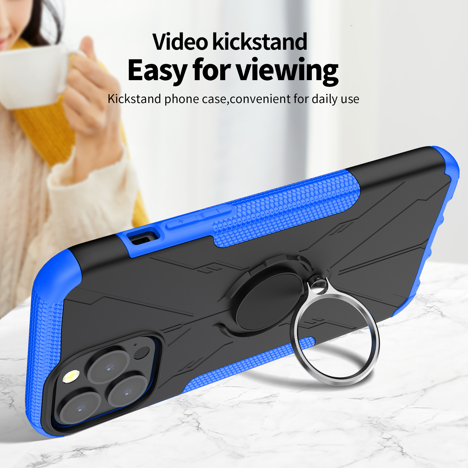 kickstand phone case,convenient for daily use