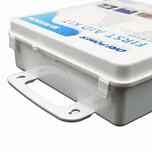 OP hot selling 50 person custom waterproof first aid box with supplies for home workplace