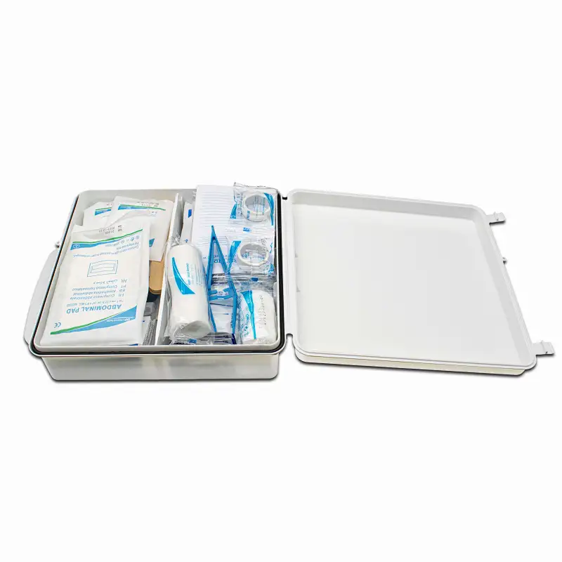 OP hot selling 50 person custom waterproof first aid box with supplies for home workplace