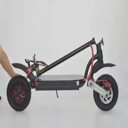 EcoRider 10inch 48V Adult Korea Foldable Two Wheelselectric scooter electric scooter , in china, supplier With Double Motor