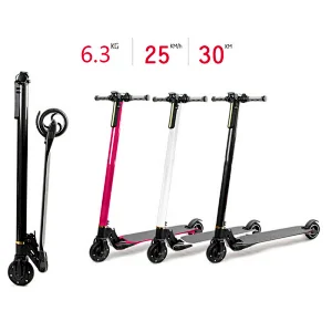 Lightweight Foldable 24v 250W High Power E-Scooter 6.5 Inch Kick electric carbon fiber,electric carbon fiber heater  fiber heater