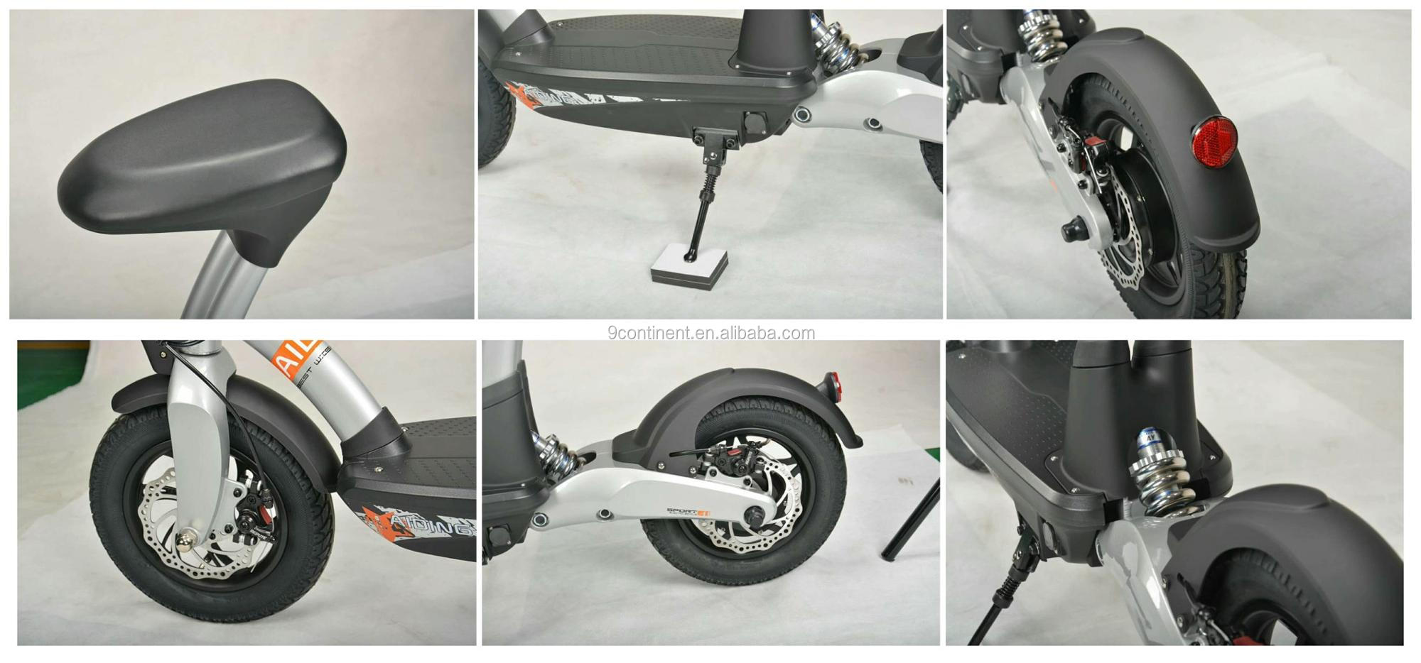 250 watt small seat mobility electric motor scooter with customized color