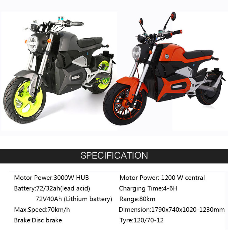 200kg loading electric adult motor scooter 2000W