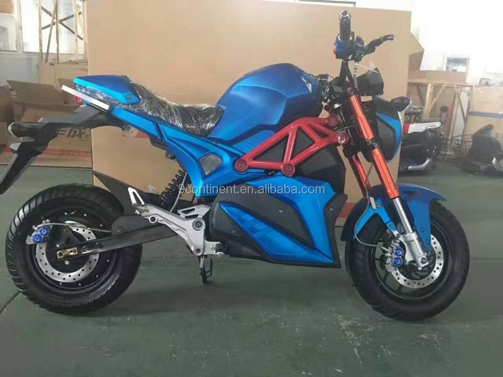 3000w 70km/h CE sport type mope electric motorcycle