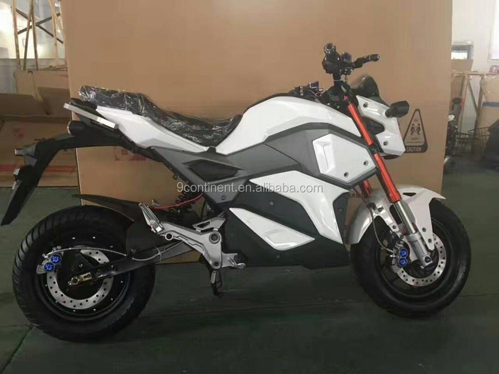 3000w 70km/h CE sport type mope electric motorcycle