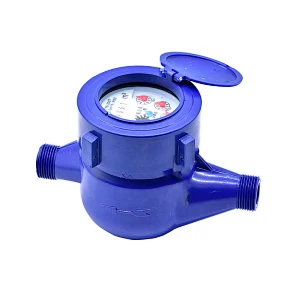 15mm Multi-jet Dry type Plastic( ABS) blue color Water Meter