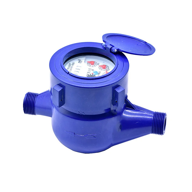 15mm Multi-jet Dry type Plastic( ABS) blue color Water Meter