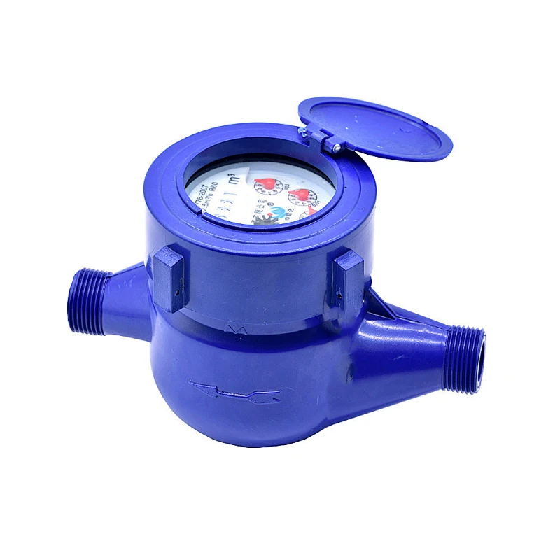 15mm Multi-jet Dry type Plastic( ABS) blue color Water Meter