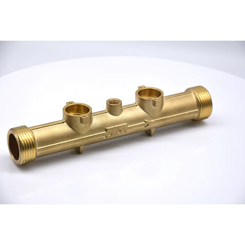 DN20 pipe body is used for household ultrasonic heat meter to prevent leakage and interference, accurate counting