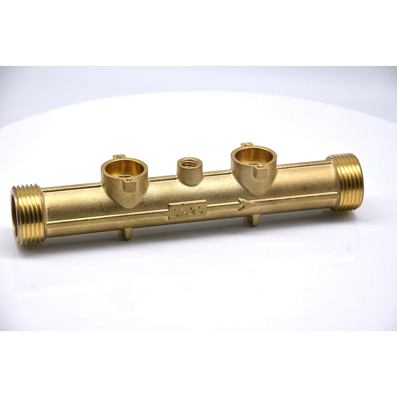 DN20 pipe body is used for household ultrasonic heat meter to prevent leakage and interference, accurate counting