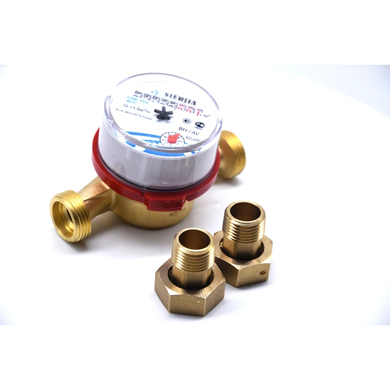 Single jet cold water meter