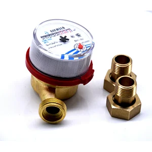 Single jet cold water meter