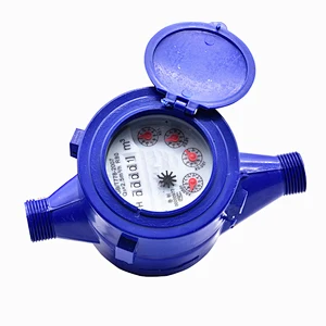 15mm Multi-jet Dry type Plastic( ABS) blue color Water Meter