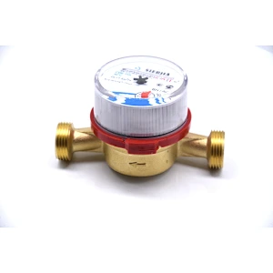 Single jet cold water meter