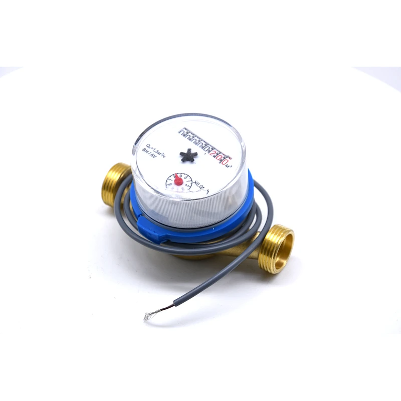 Single Jet Dry Type Pulse Output Transmission Domestic Water Meter