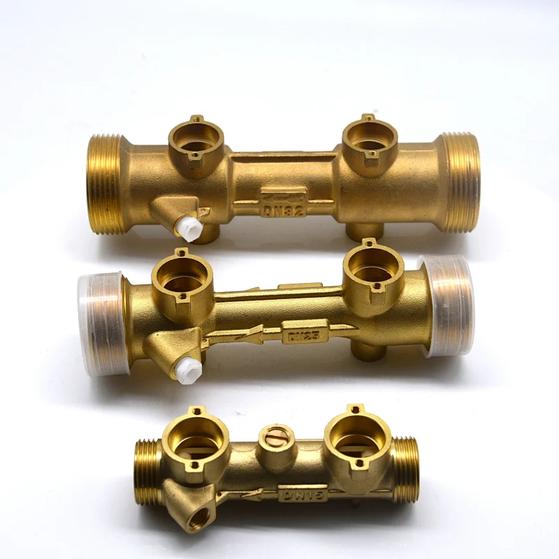 High Precision Ultrasonic hot water meter brass pipe ultrasonic water meter body