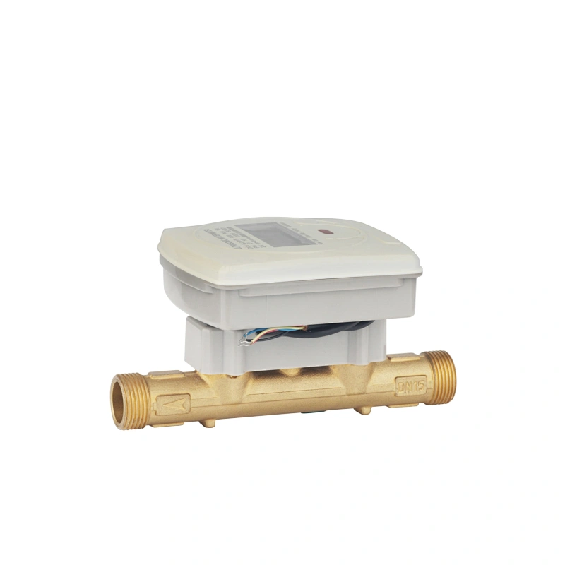 DN15-DN40 brass body water meter rs485 modbus smart ultrasonic water meter