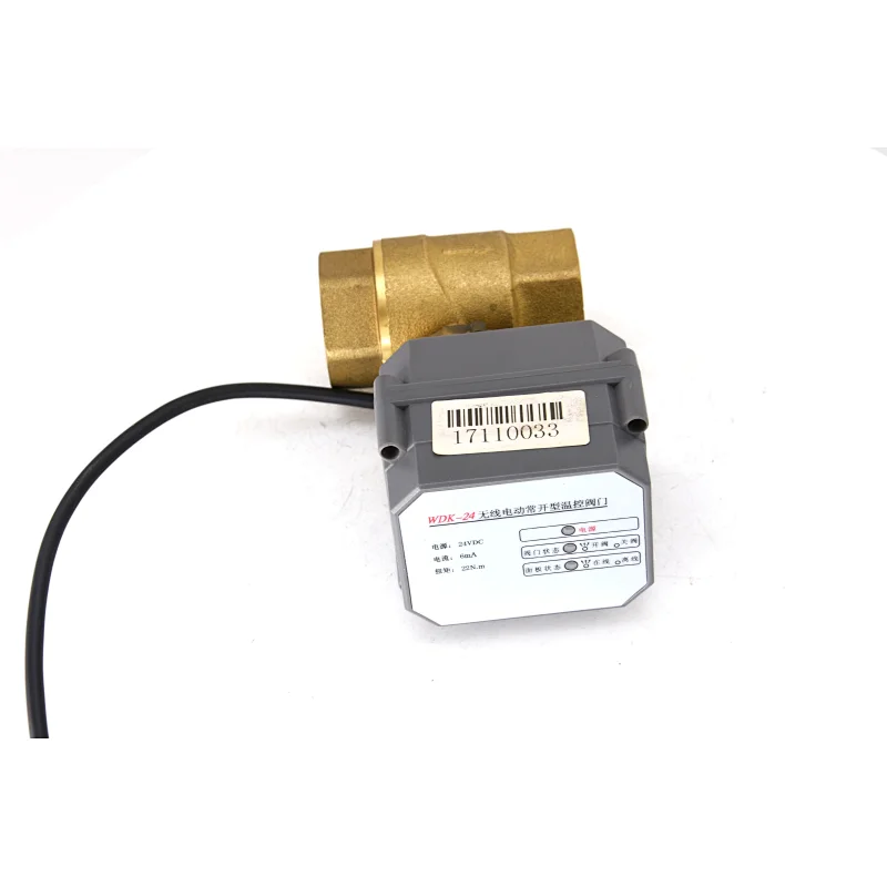 Hot selling wireless electric normally open temperature control valve for household use normally open solenoid valve normally open valve normally open water valve