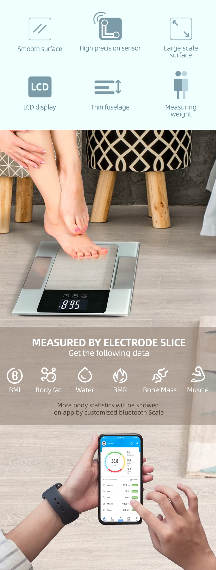 electronic bmi weighing scale