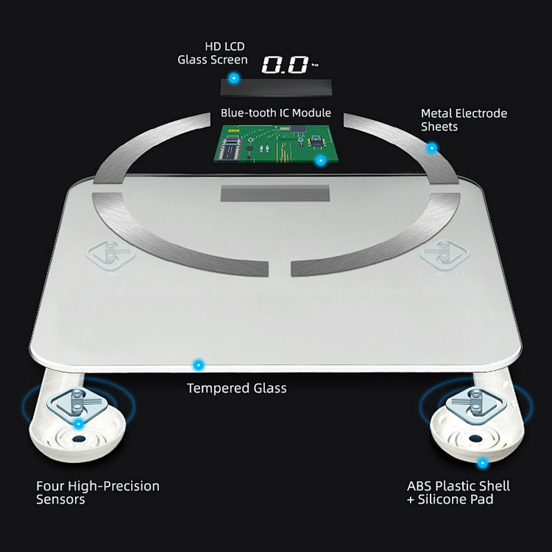 RHINO Smart Scale for Body Weight, High Precision, Bluetooth