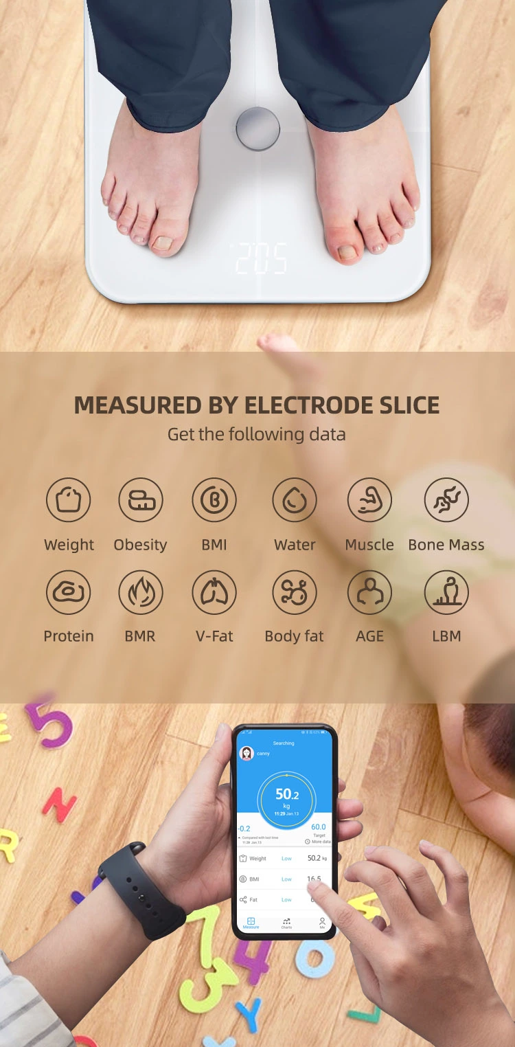 glass smart scale