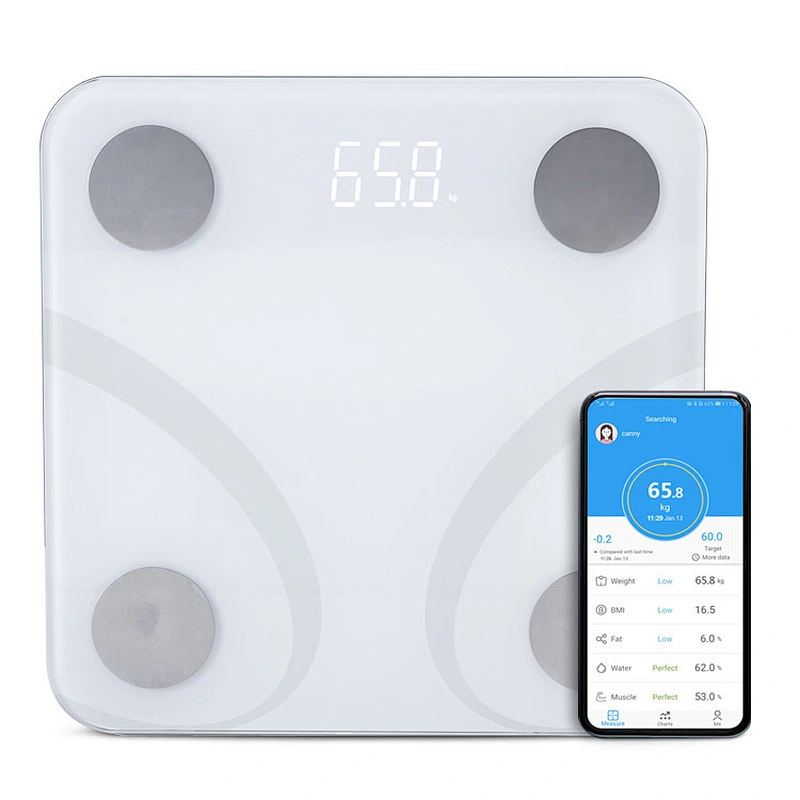 Sinocare Health Measurement Tempered Glass LCD Display Body Fat Weight  Smart Digital Weight Scale Bathroom Scale - China Sinocare Scales,  Electronic Weighing Scale
