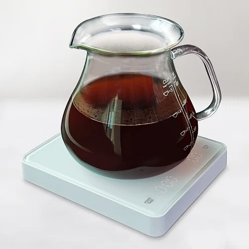 Balança eletrônica 3kg 0,1 grama Carregamento USB Digital Cozinha Comida Balança de Café com Temporizador