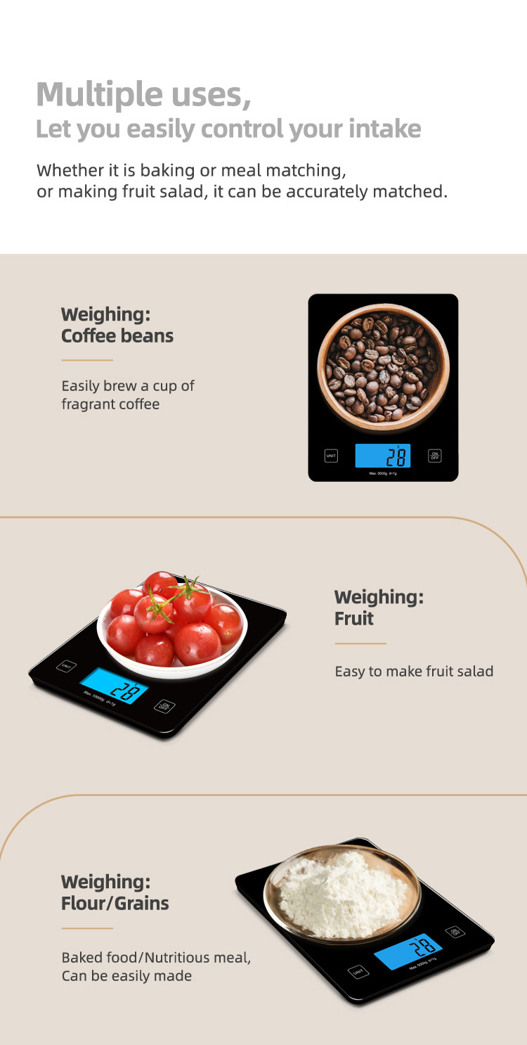 digital smart kitchen scale food coffee