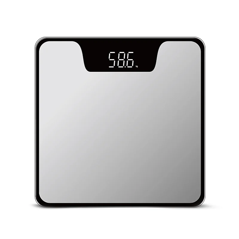 Led digital glass body weight
