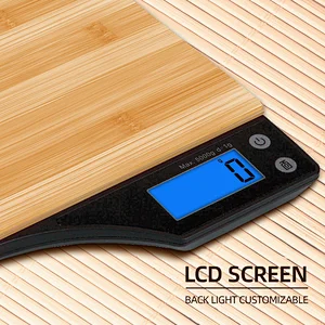 electronic bamboo kitchen scale