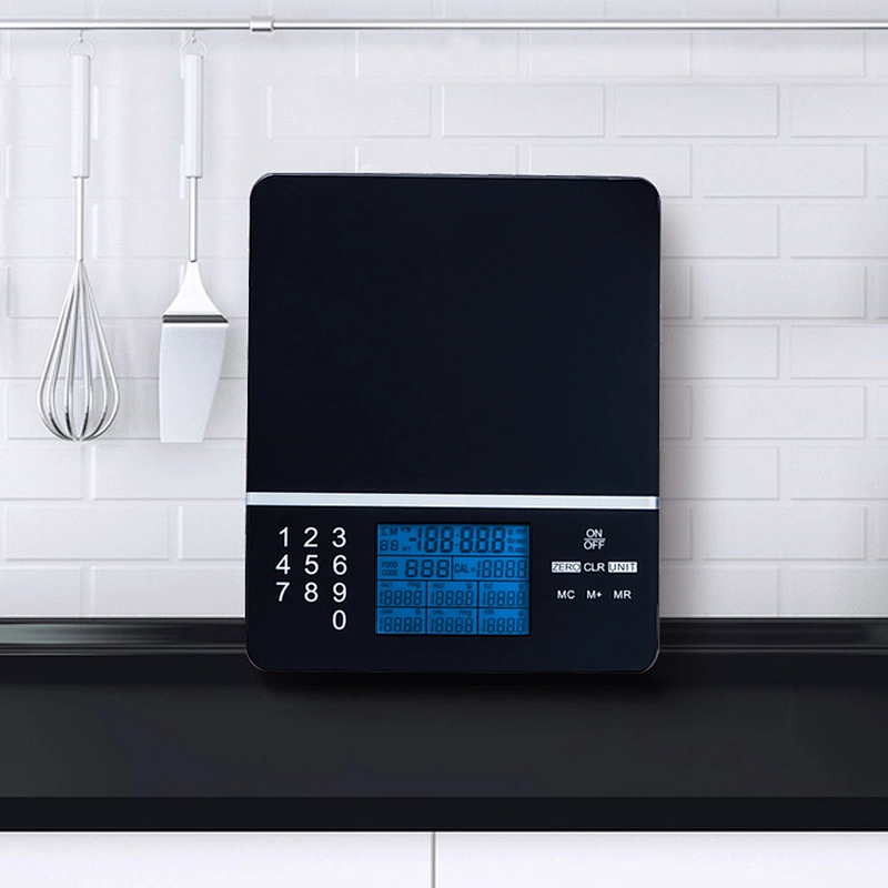 Nourish Digital Kitchen Food Scale And Portions Nutritional Facts Display  By Greater Goods