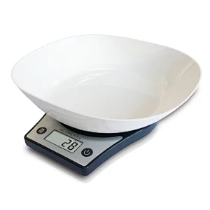 digital kitchen scales with bowl