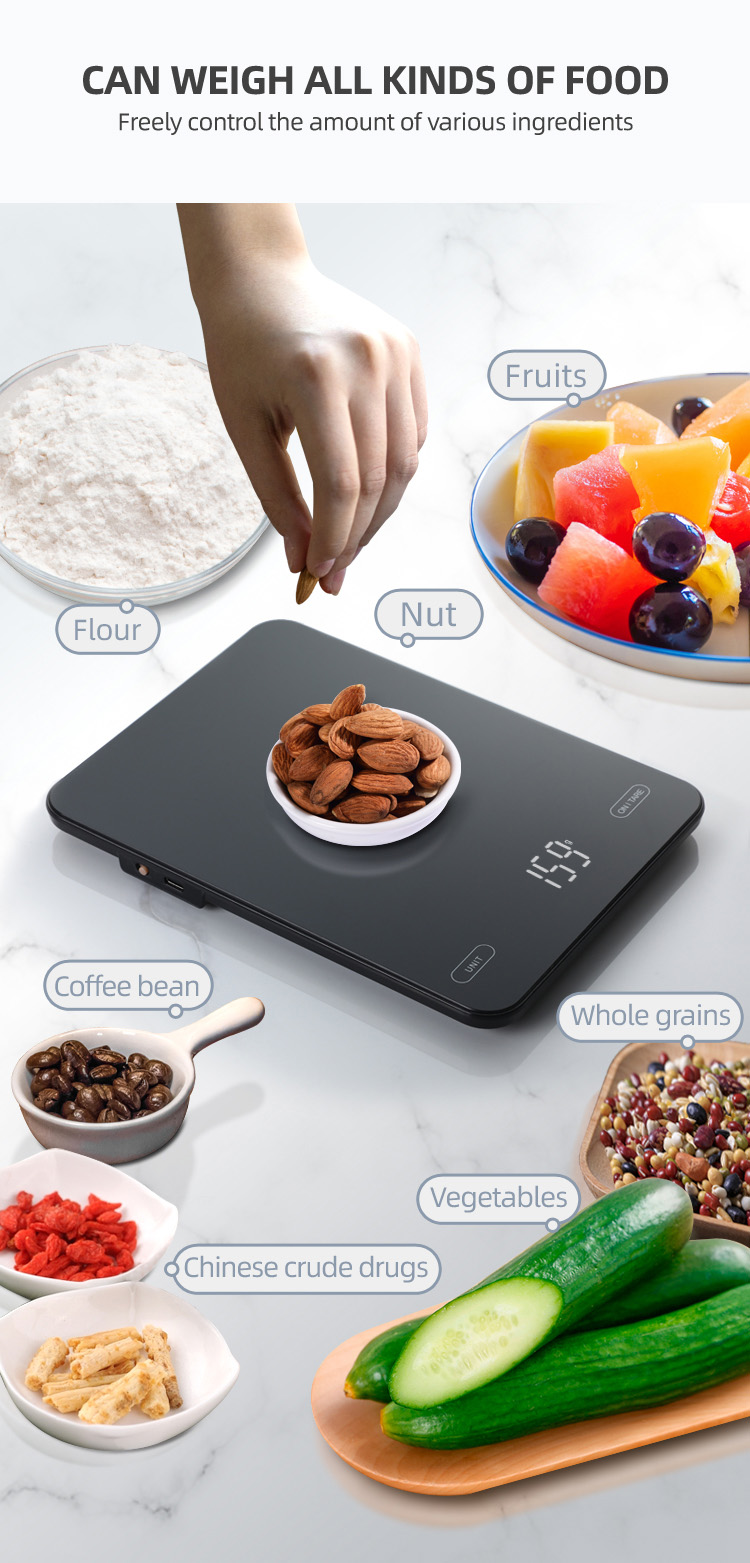Digital Kitchen Food Scale for Cooking Baking Coffee Scale 5/10KG 1g  Accurate –