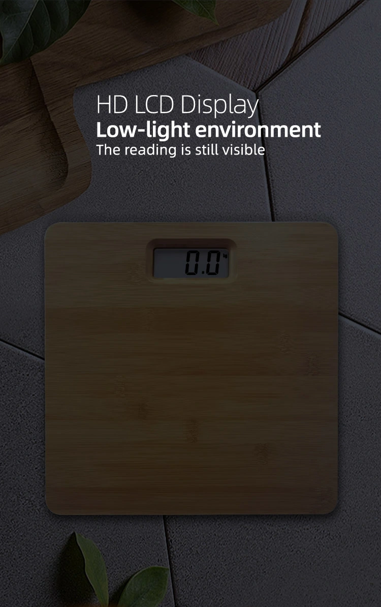 HD LCD bamboo scale