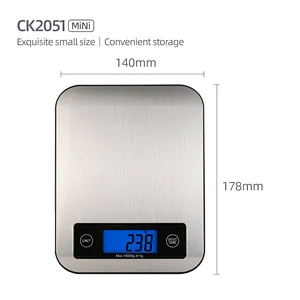Stainless steel kitchen scale 10kg