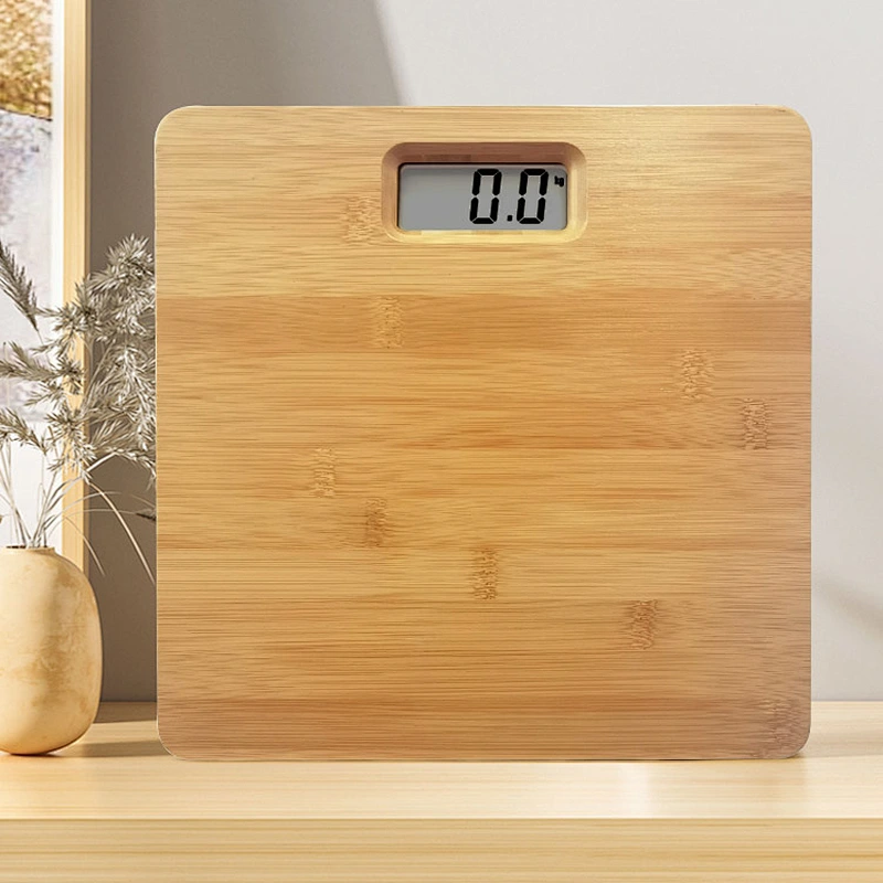 The bamboo bathroom scale for human body