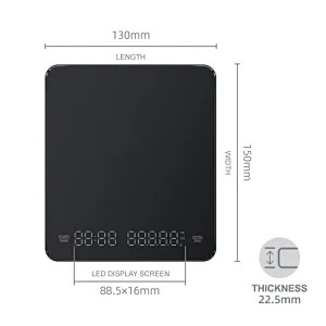 drip coffee scale and timer